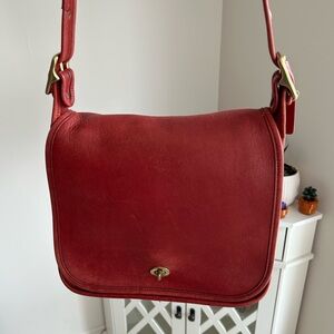 Coach Vintage Stewardess Bag: Red